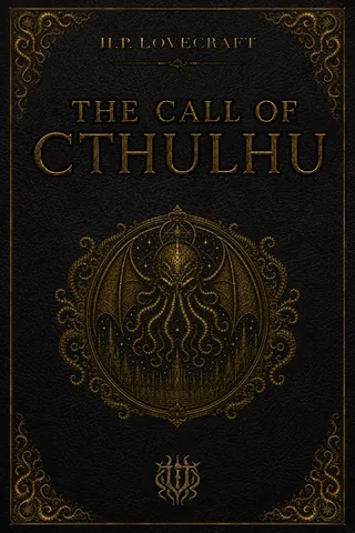 The Call of Cthulhu illustrated eBook cover by Unspeakable Tales