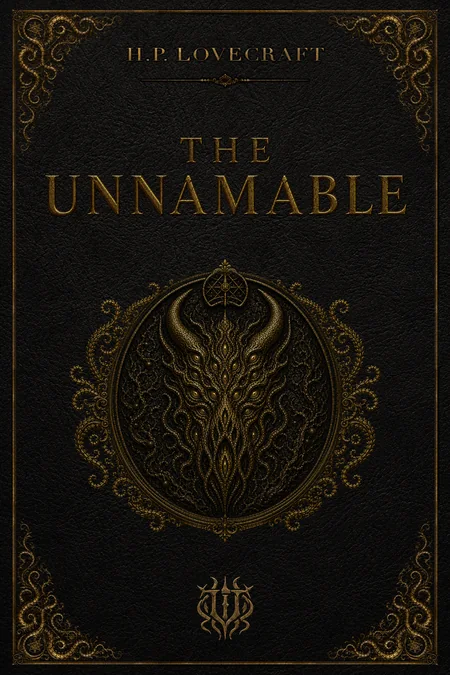 The Unnamable illustrated eBook cover by Unspeakable Tales