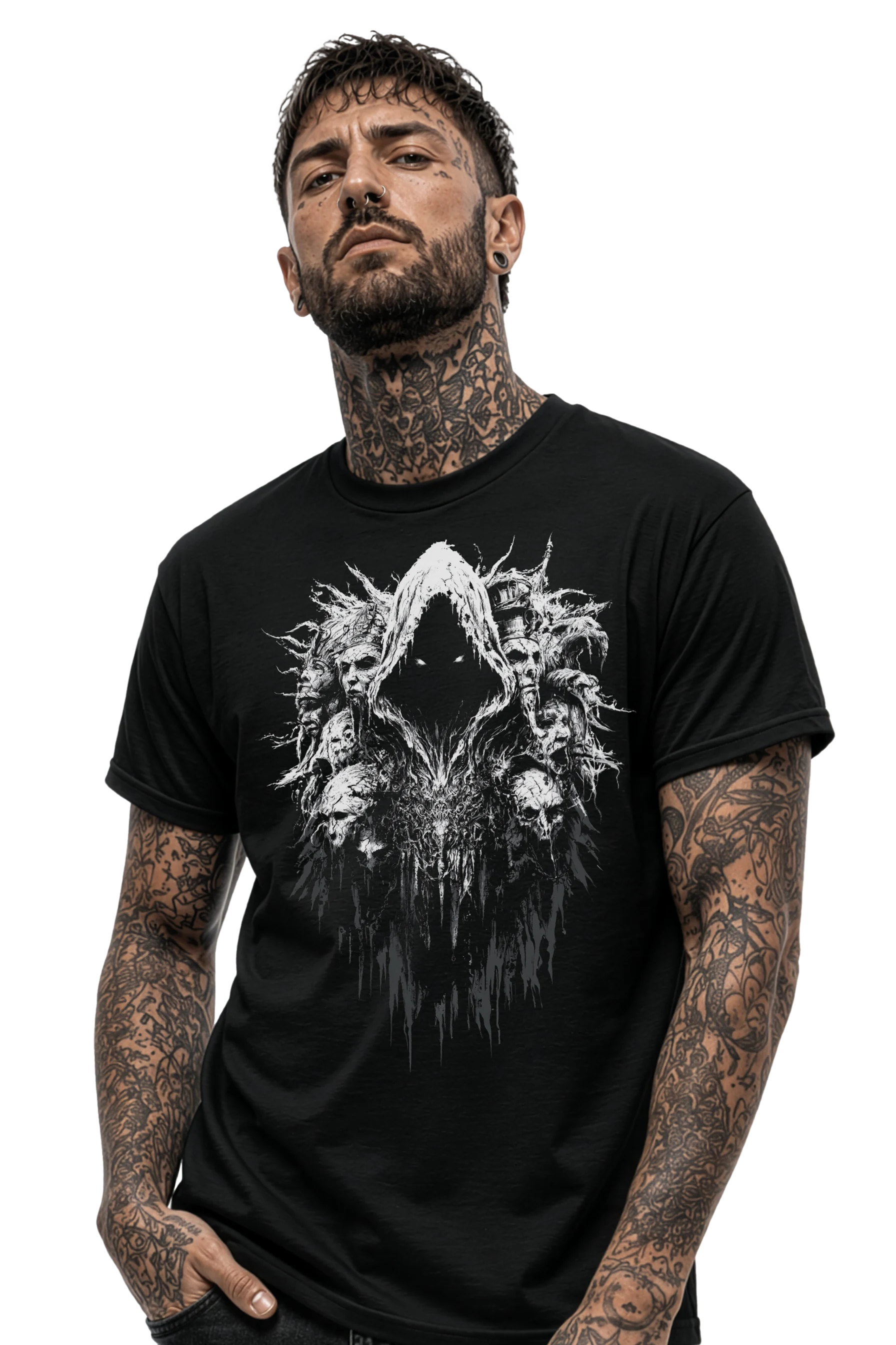 Nyarlathotep A Thousand Masks black Lovecraftian Standard Unisex t-shirt