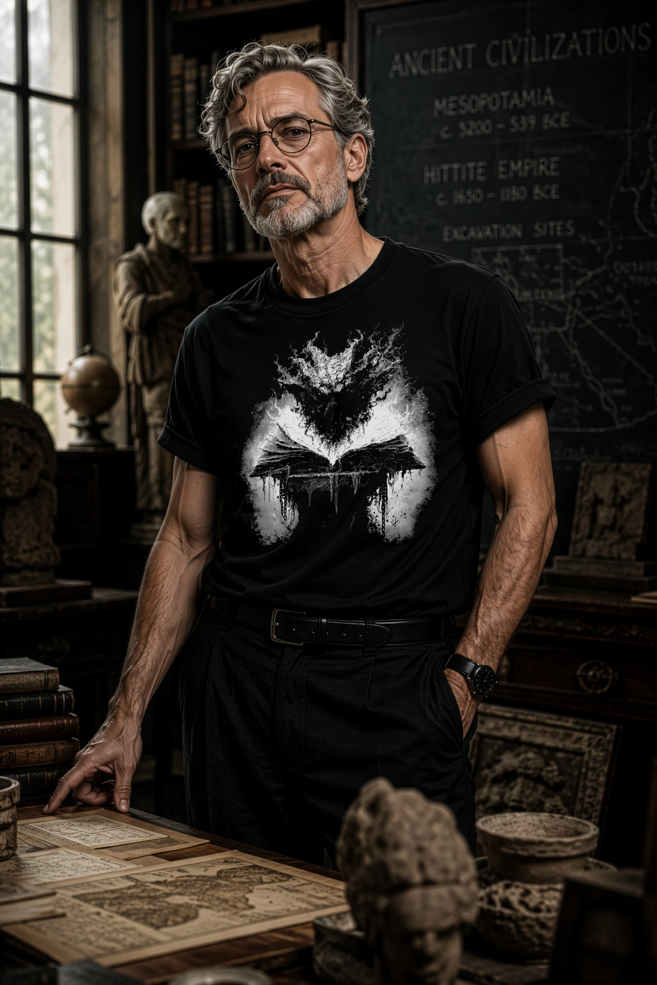 Necronomicon Al-Azif black Lovecraftian Standard Unisex t-shirt