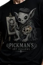Richard Pickman Art Gallery black Lovecraftian Standard Unisex t-shirt
