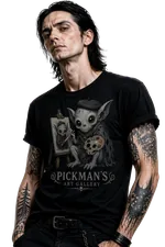 Richard Pickman Art Gallery black Lovecraftian Standard Unisex t-shirt
