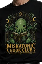 Miskationic University Book Club black Lovecraftian Standard Unisex t-shirt