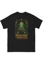 Miskationic University Book Club black Lovecraftian Standard Unisex t-shirt