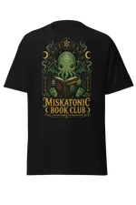 Miskationic University Book Club black Lovecraftian Standard Unisex t-shirt