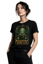 Miskationic University Book Club black Lovecraftian Standard Unisex t-shirt