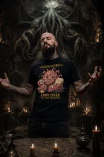 Shoggoth Employee of the Month black Lovecraftian Standard Unisex t-shirt