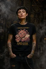 Shoggoth Employee of the Month black Lovecraftian Standard Unisex t-shirt