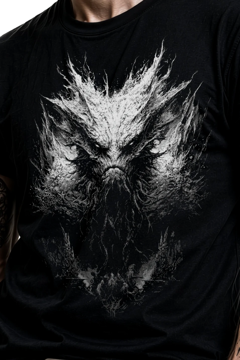 Dagon The Father of The Deep Ones black Lovecraftian Standard Unisex t-shirt