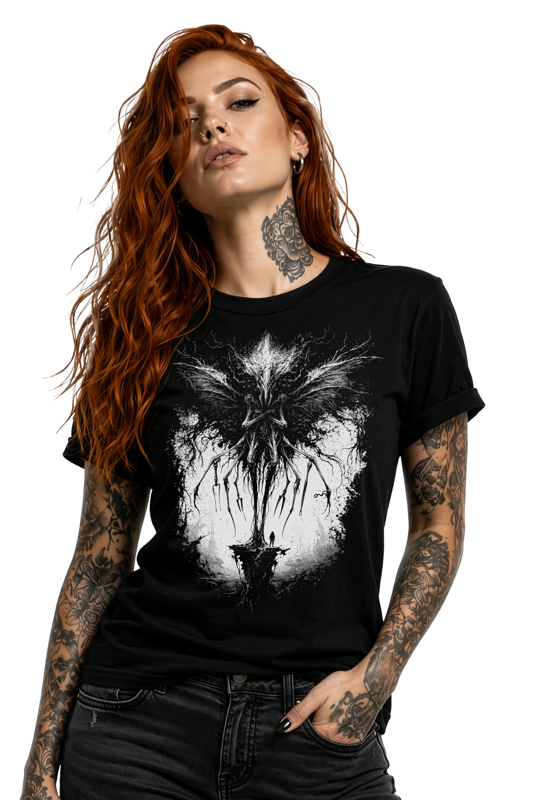 Mi-Go The Harvester of Minds black Lovecraftian Standard Unisex t-shirt