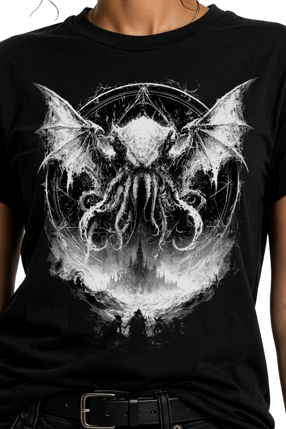 Cthulhu The Thing That Should Not Be black Lovecraftian Standard Unisex t-shirt