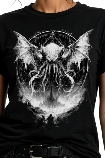 Cthulhu The Thing That Should Not Be black Lovecraftian Standard Unisex t-shirt