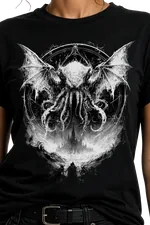 Cthulhu The Thing That Should Not Be black Lovecraftian Standard Unisex t-shirt