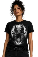 R'Lyeh Where The Great Old One Dreams black Lovecraftian Standard Unisex t-shirt