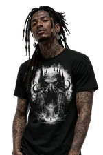 R'Lyeh Where The Great Old One Dreams black Lovecraftian Standard Unisex t-shirt